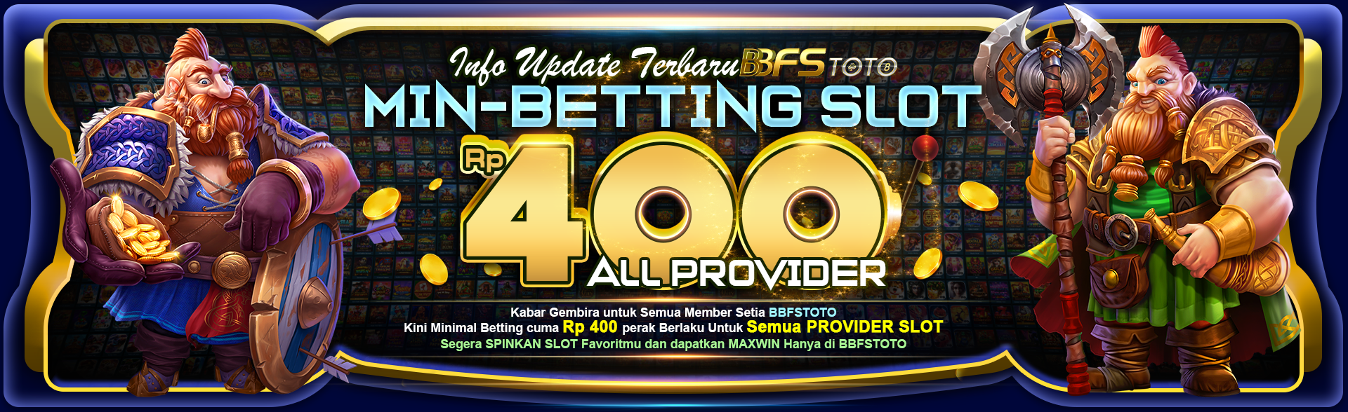 MIN BETTING SLOT 400 PERAK