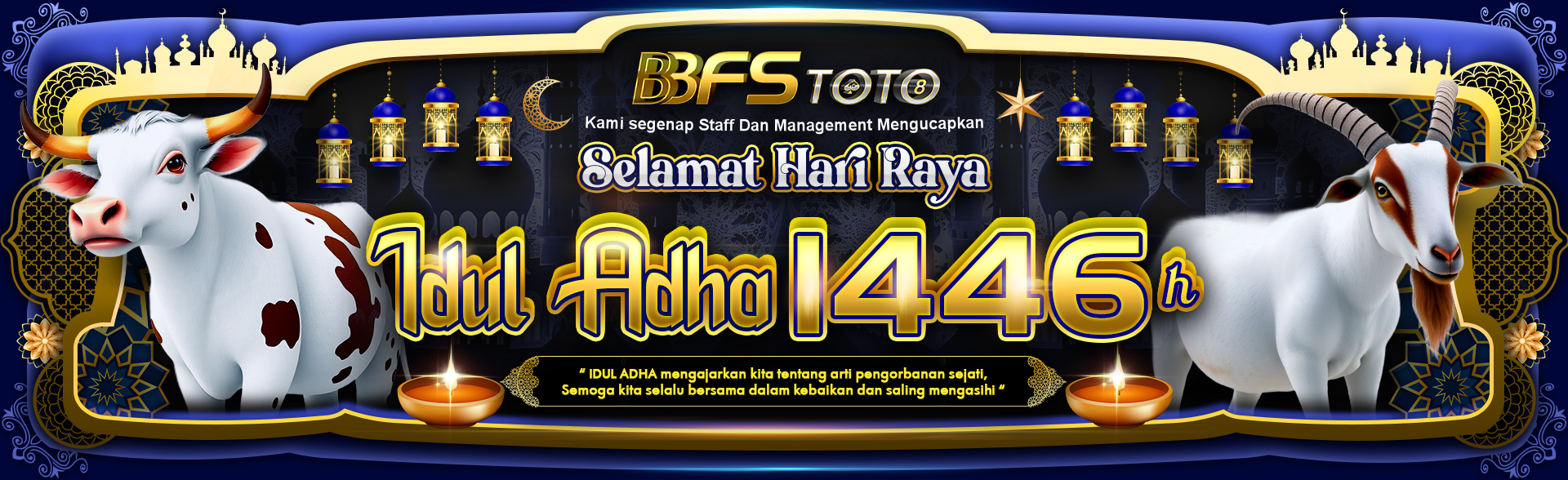 SELAMAT IDUL ADHA DARI BBFSTOTO