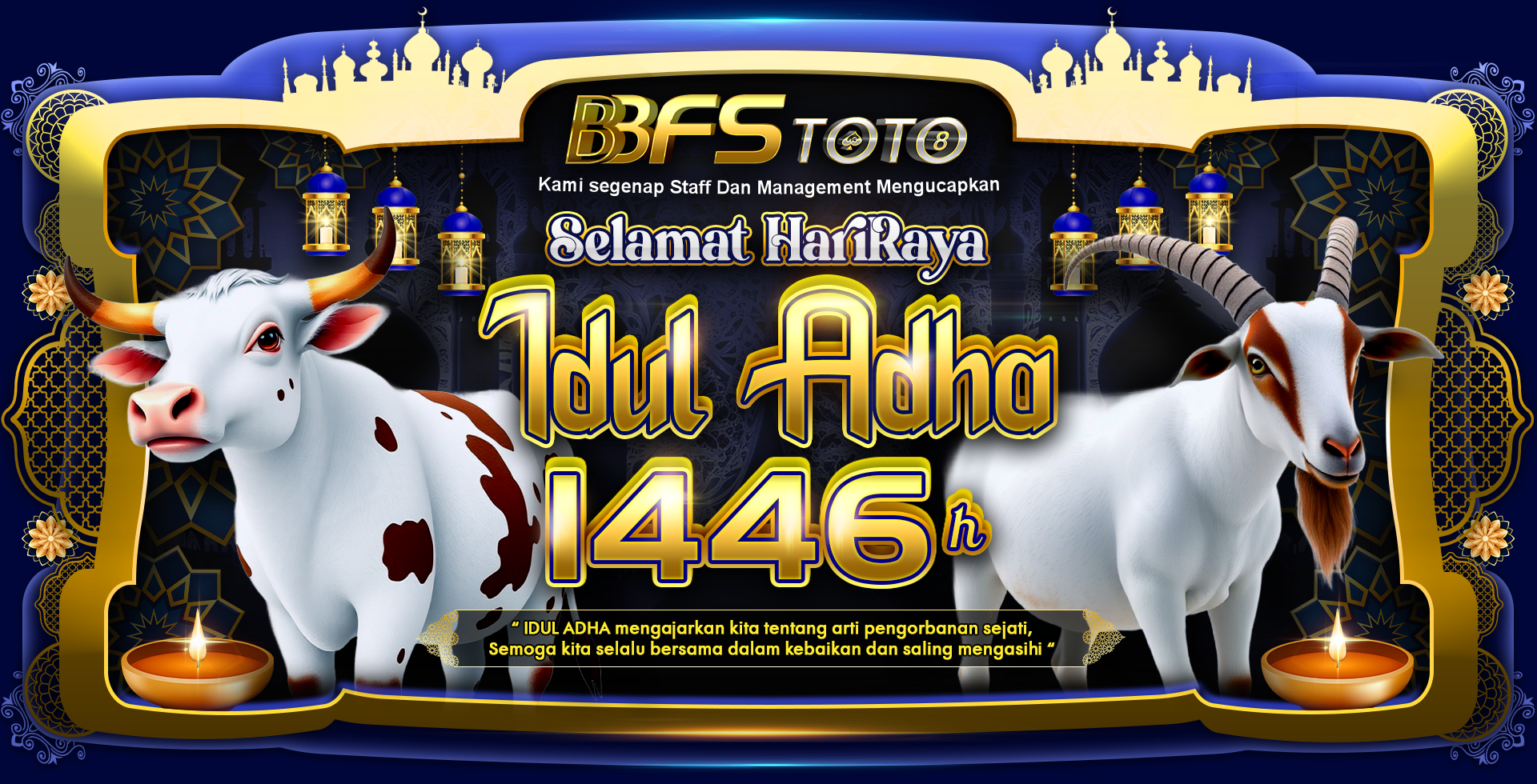 SELAMAT IDUL ADHA DARI BBFSTOTO